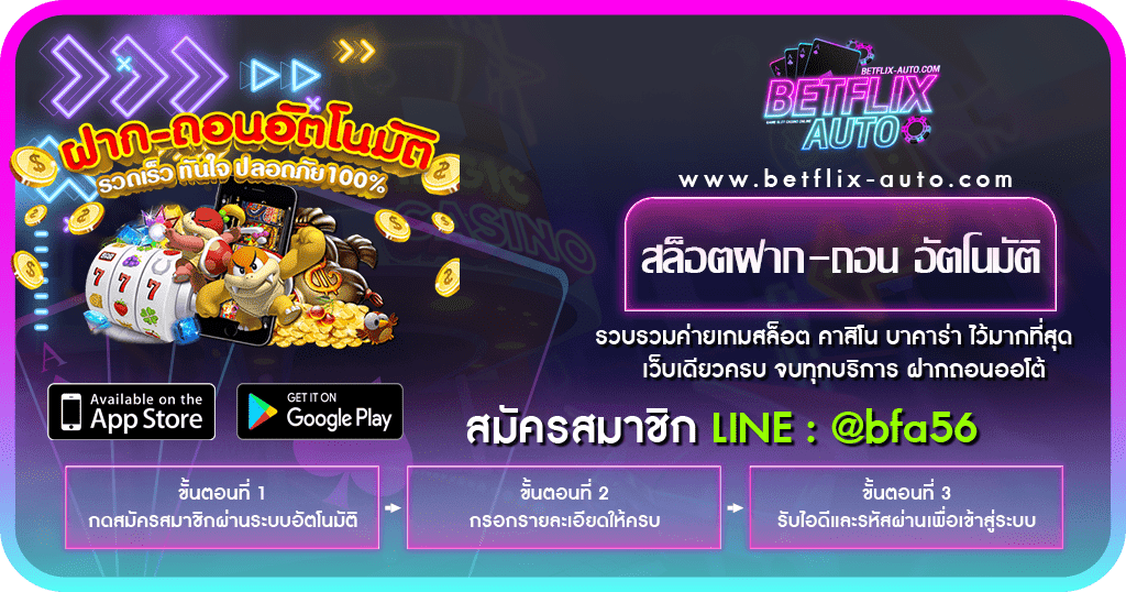 สล็อตฝาก-ถอน อัตโนมัติ